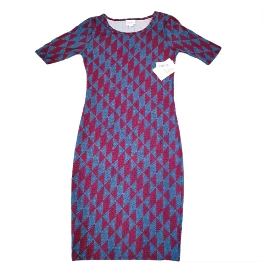 NW LULAROE "JULIA" BODYCON DRESS SZ. XXS